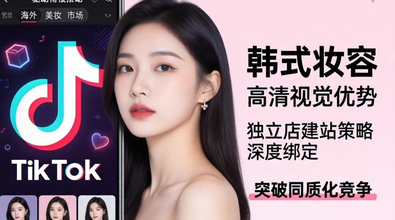 TikTok 韩式妆容独立站建站海外电商指南