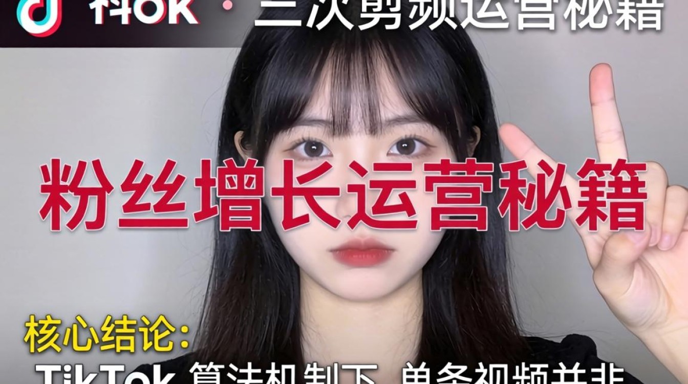 TikTok 三次剪辑 粉丝增长运营秘籍