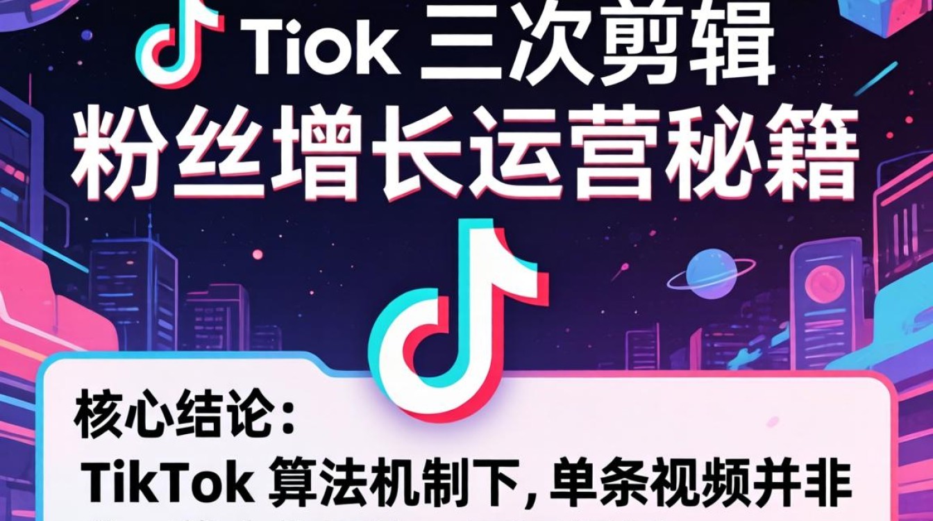 TikTok 三次剪辑 粉丝增长运营秘籍