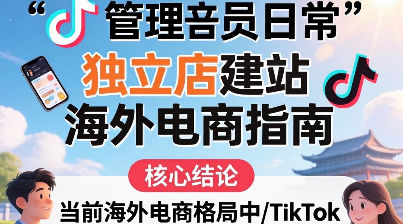 TikTok 管理员日常独立站建站海外电商指南