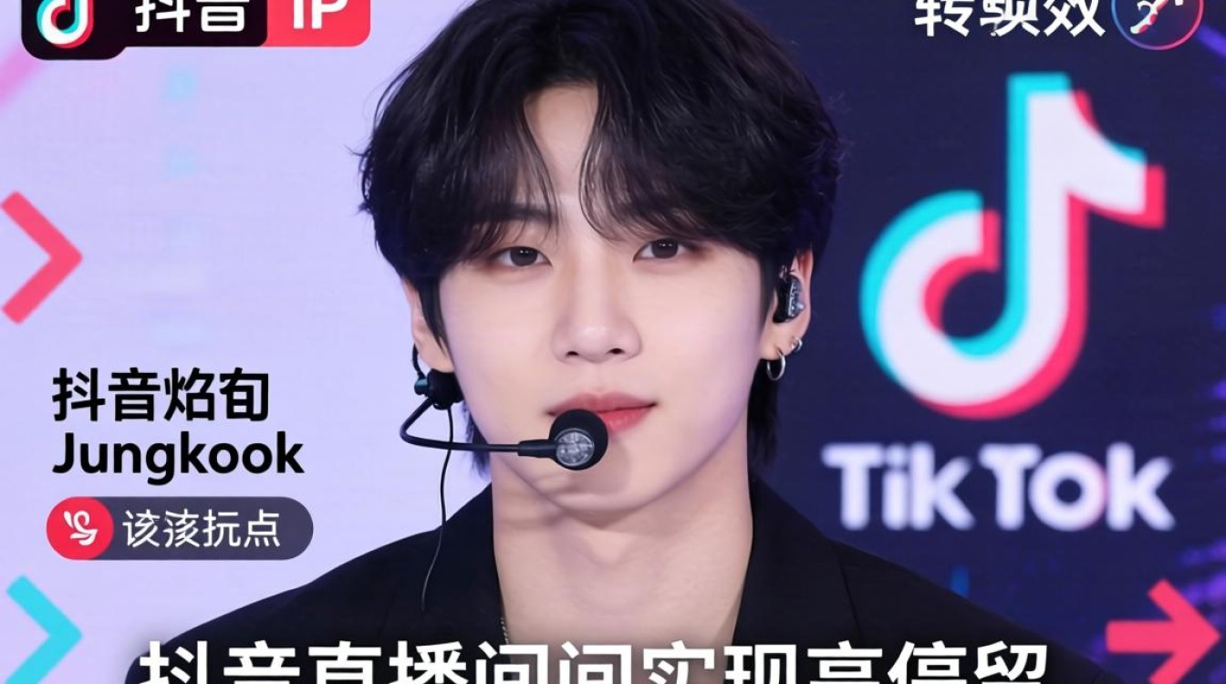 抖音田柾国 TikTok 转场直播带货怎么玩