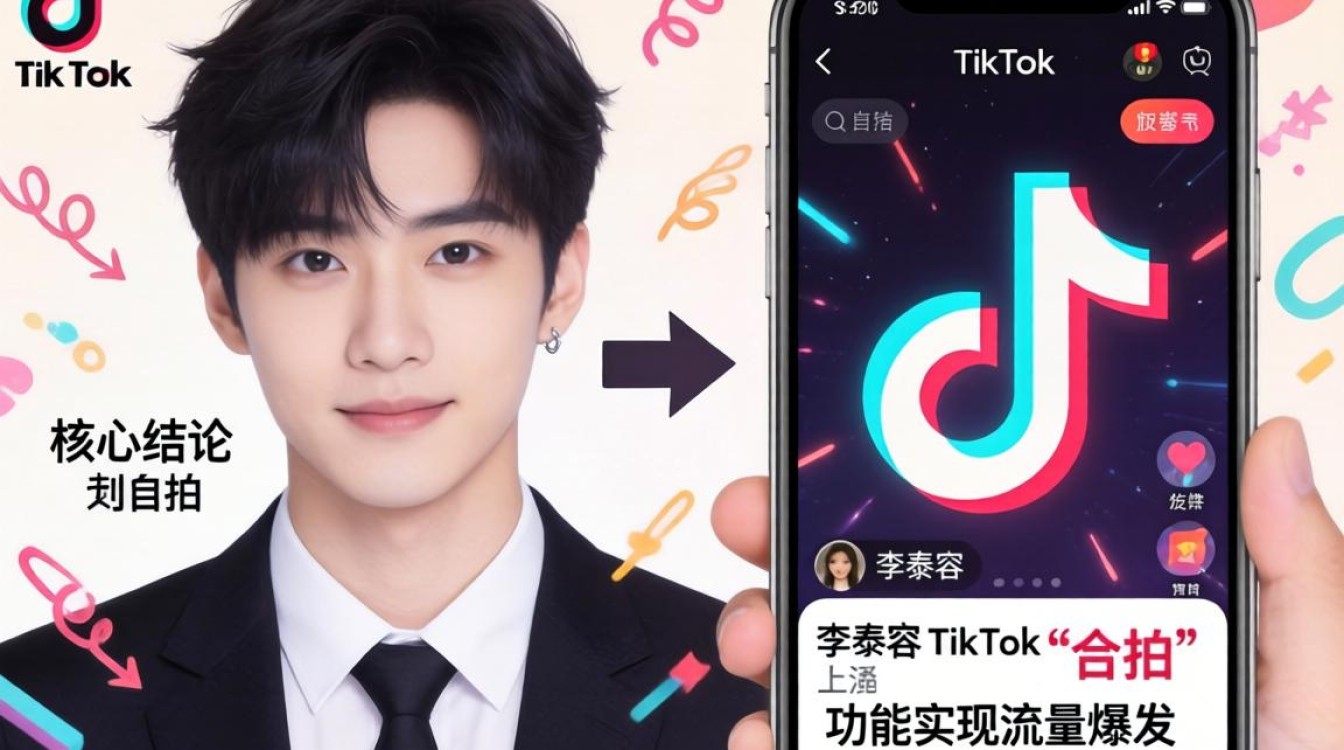 李泰容 TikTok 合拍怎么火