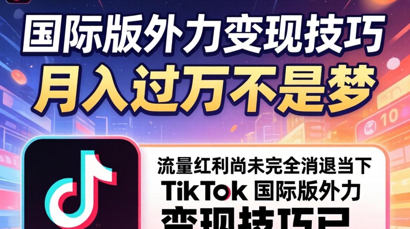 TikTok 国际版外力变现技巧