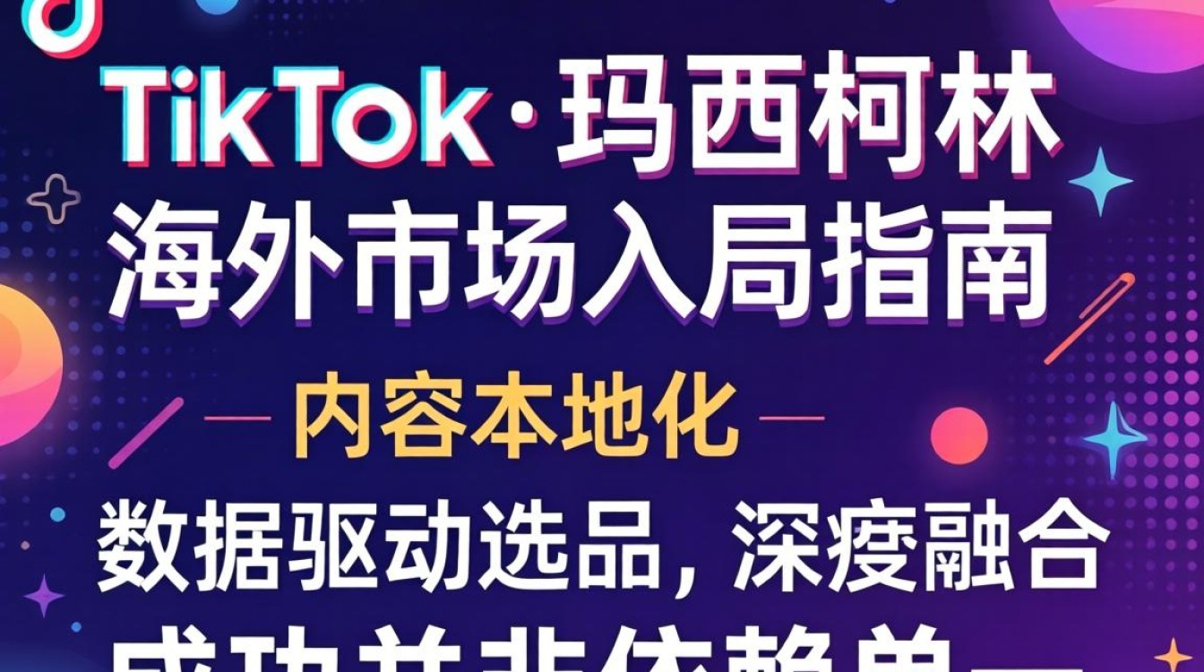 TikTok 玛西柯林 海外市场入局指南