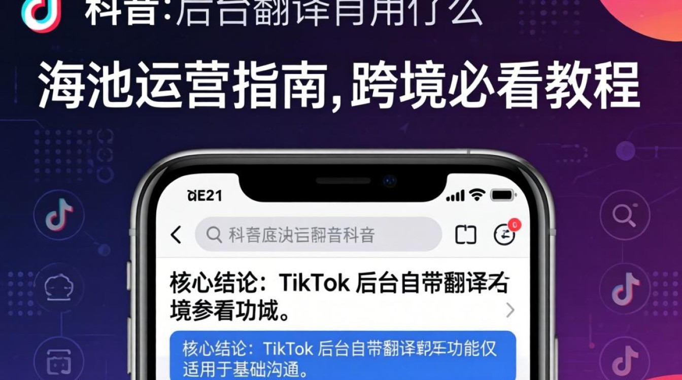 TikTok 后台翻译功能详解及出海运营指南