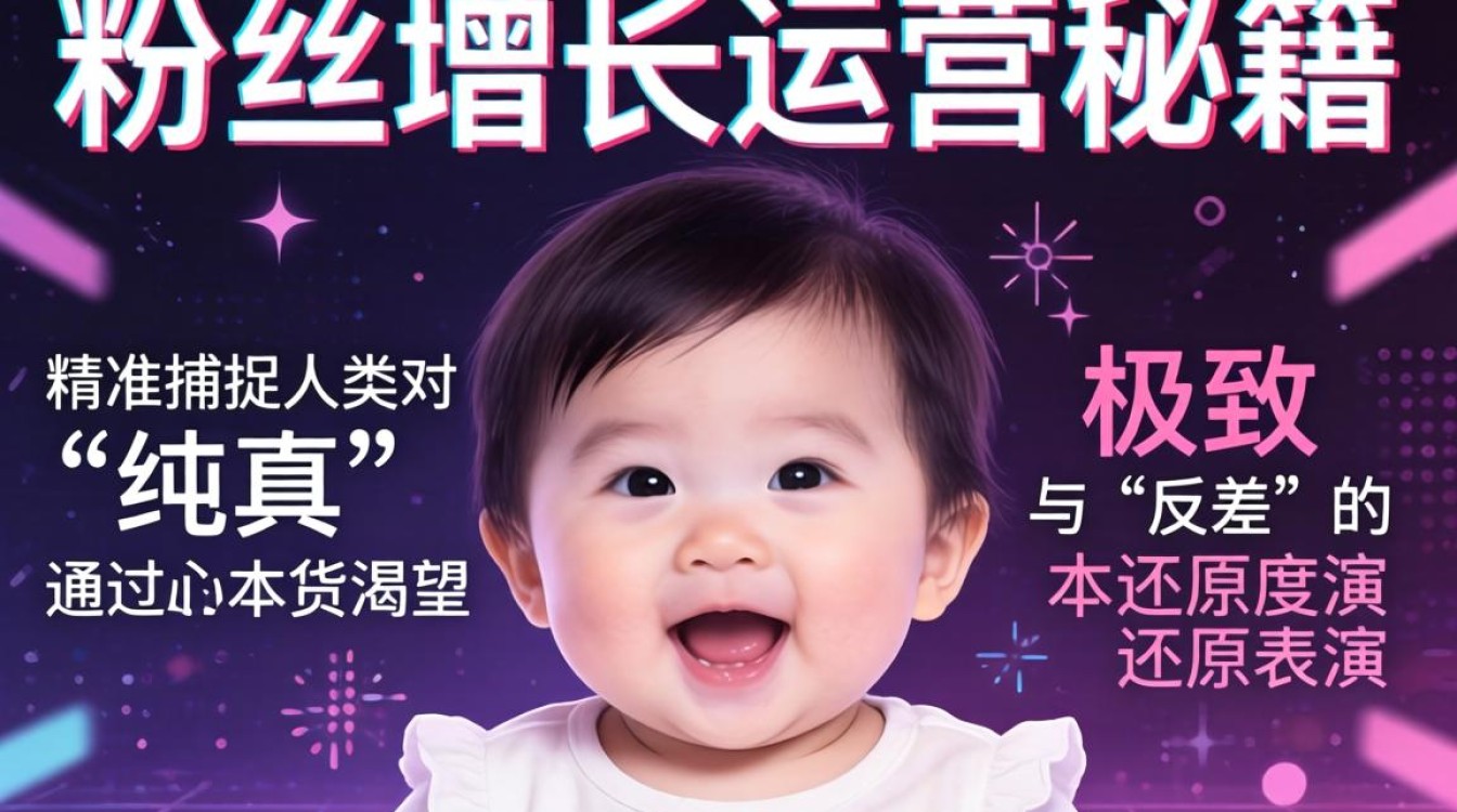 TikTok 模仿小宝宝粉丝增长运营秘籍