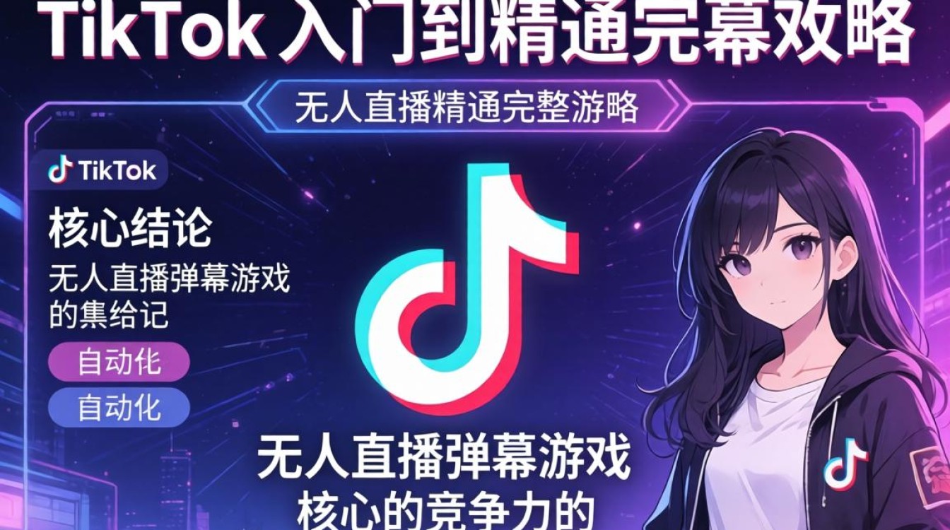 TikTok 无人直播弹幕游戏怎么玩