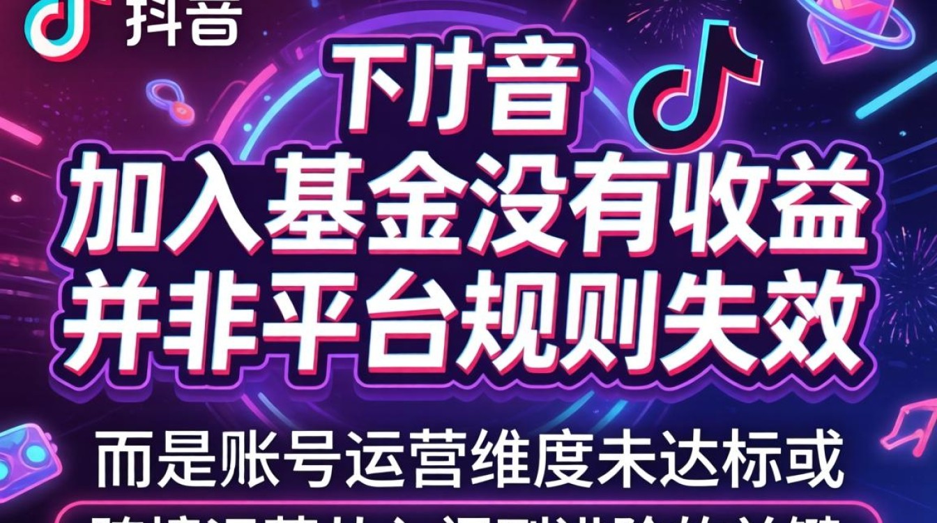 TikTok 加入基金没有收益怎么办