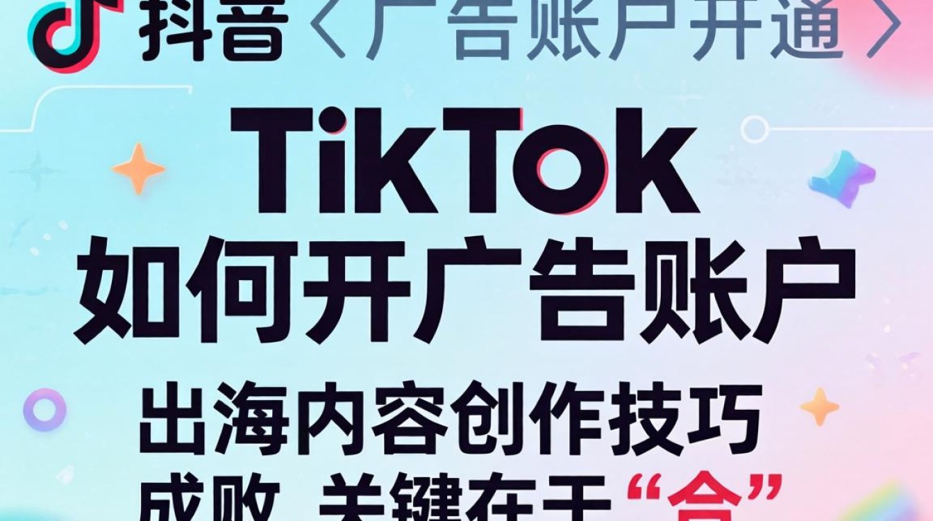 TikTok 广告账户怎么开通