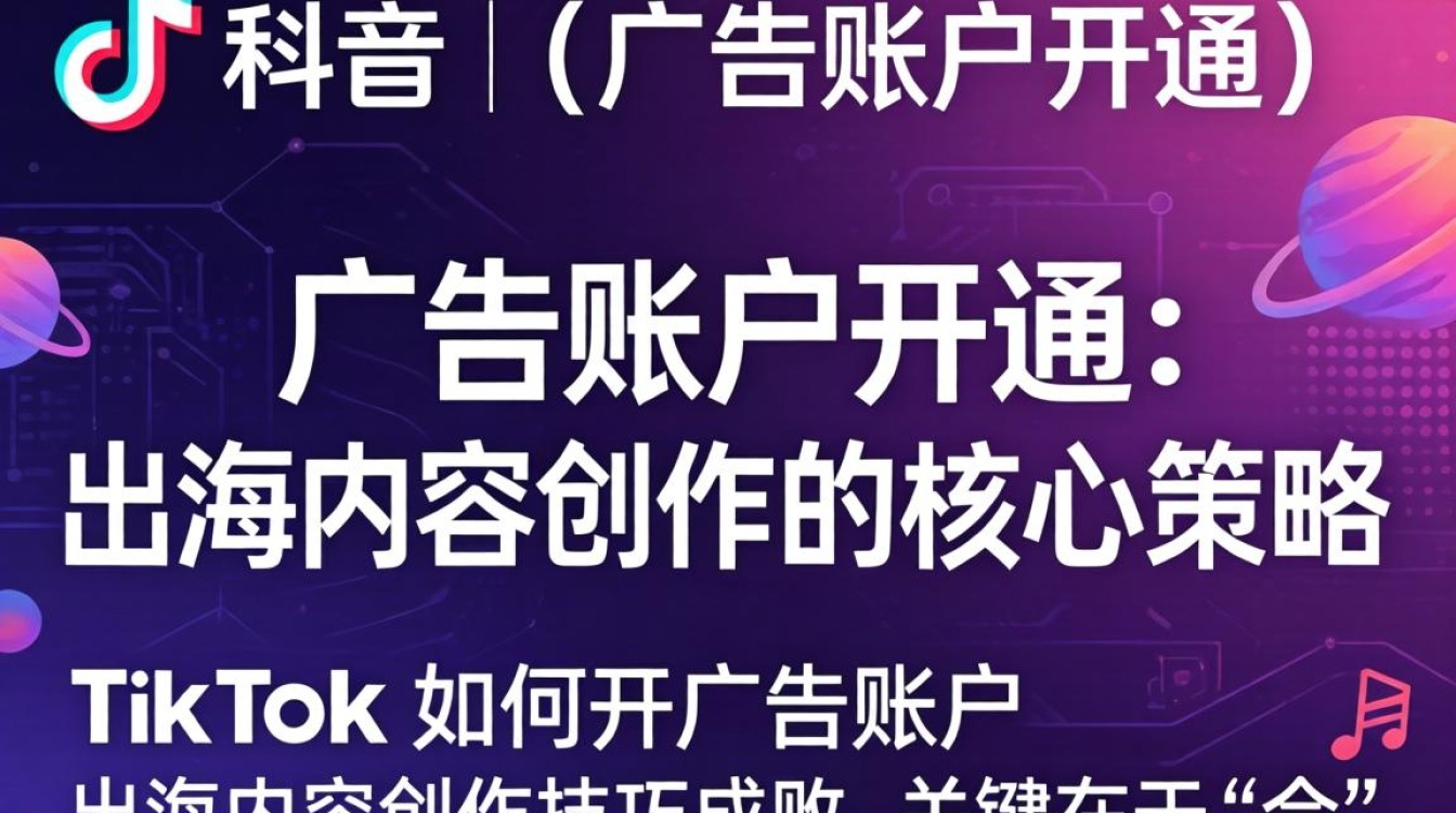 TikTok 广告账户怎么开通