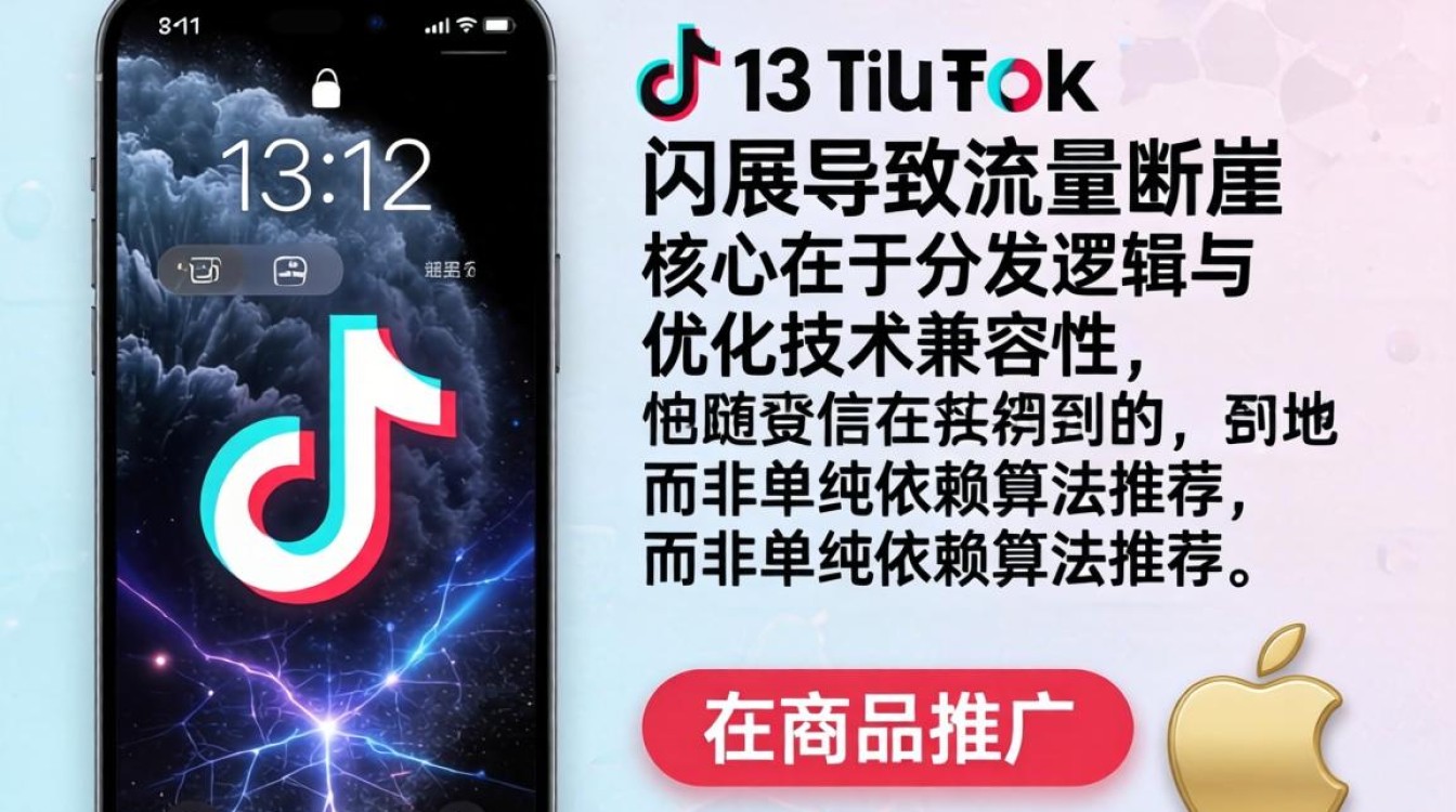 商品推广苹果13 TikTok闪退怎么办