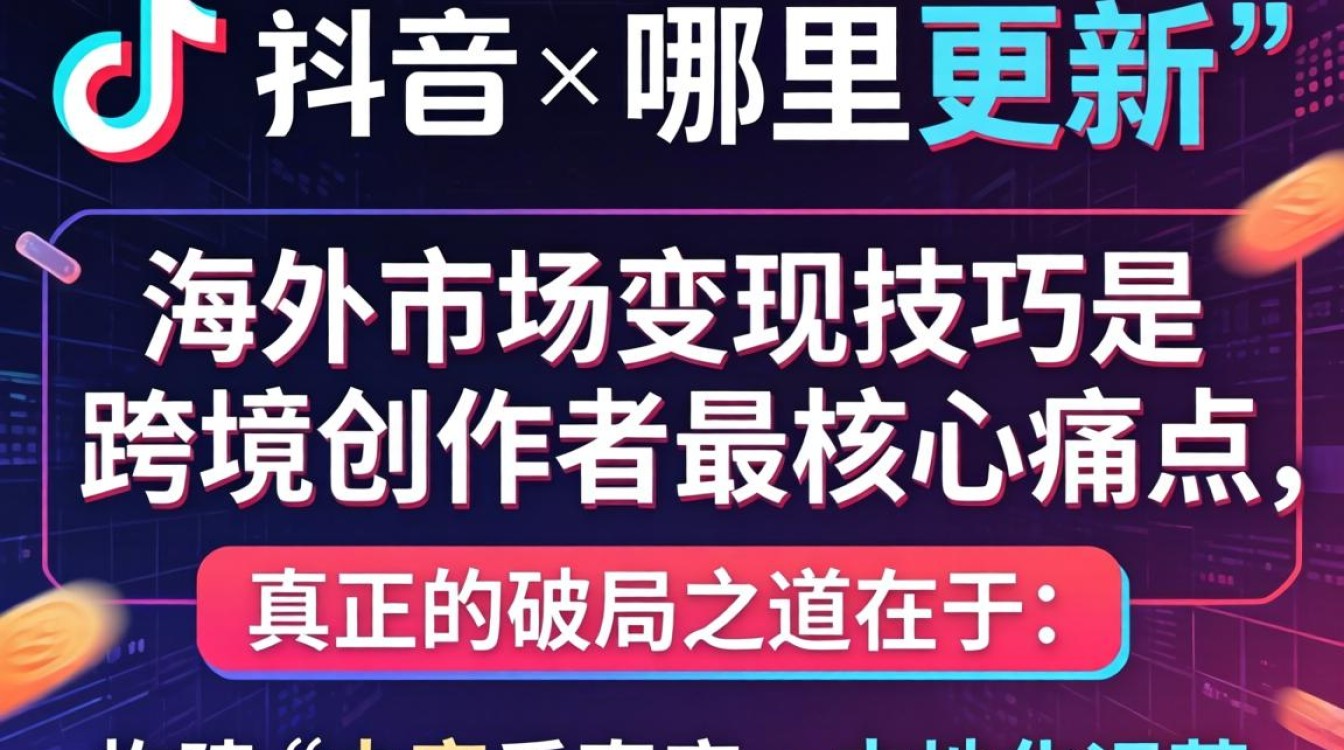 TikTok 更新教程及海外市场变现技巧