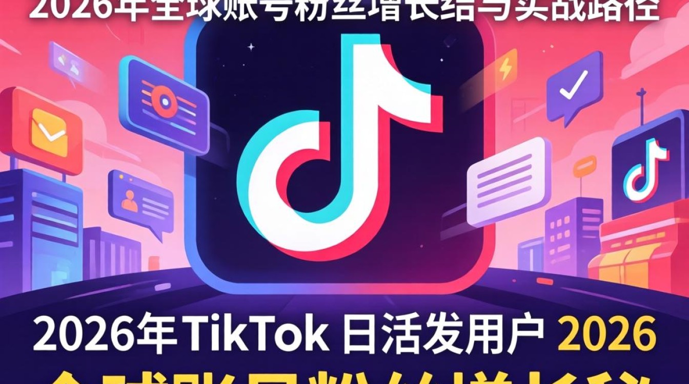 TikTok 日活跃用户 2026 全球账号粉丝增长秘籍