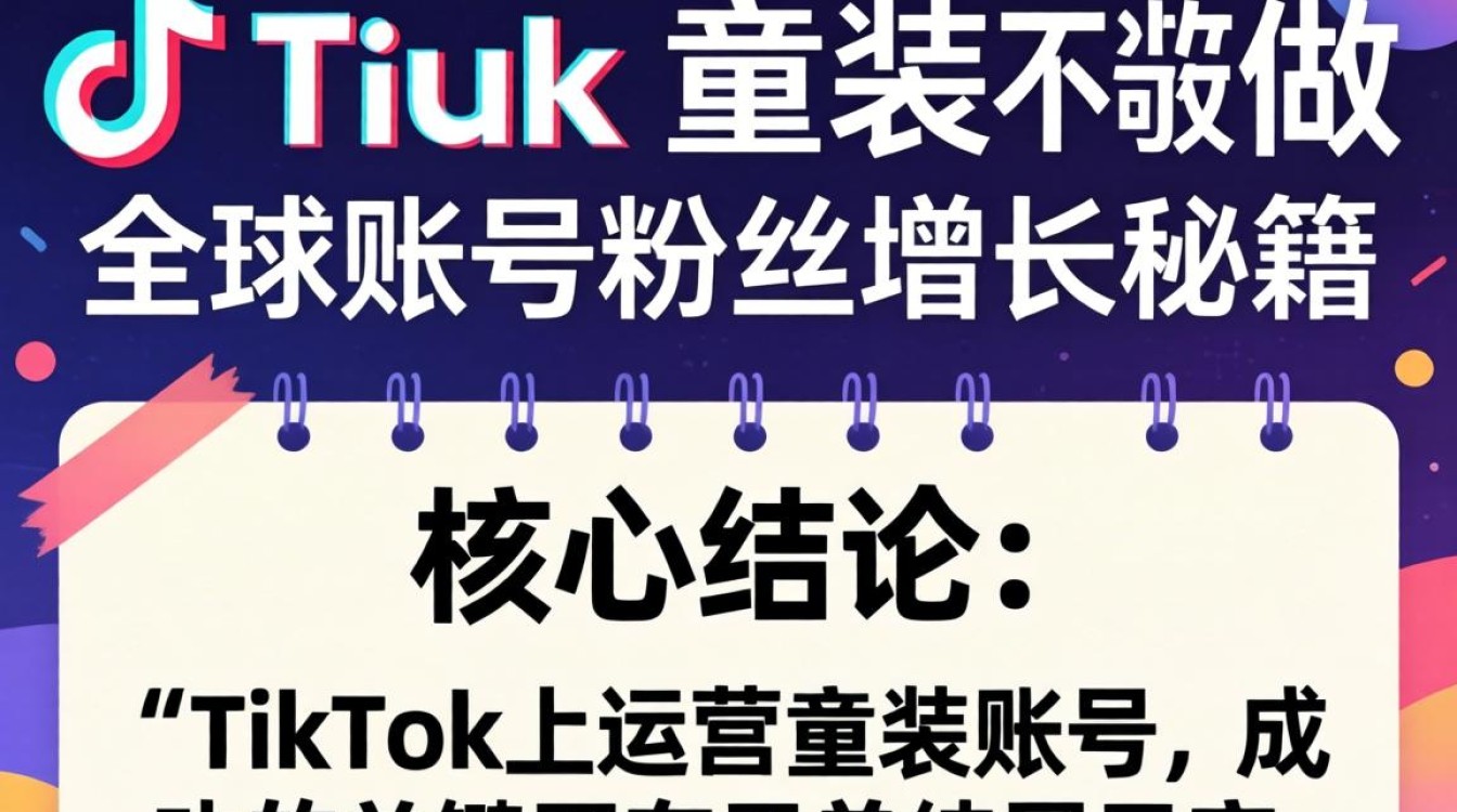 TikTok 童装怎么做