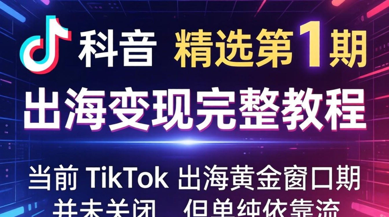 TikTok 精选第 1 期 出海变现完整教程