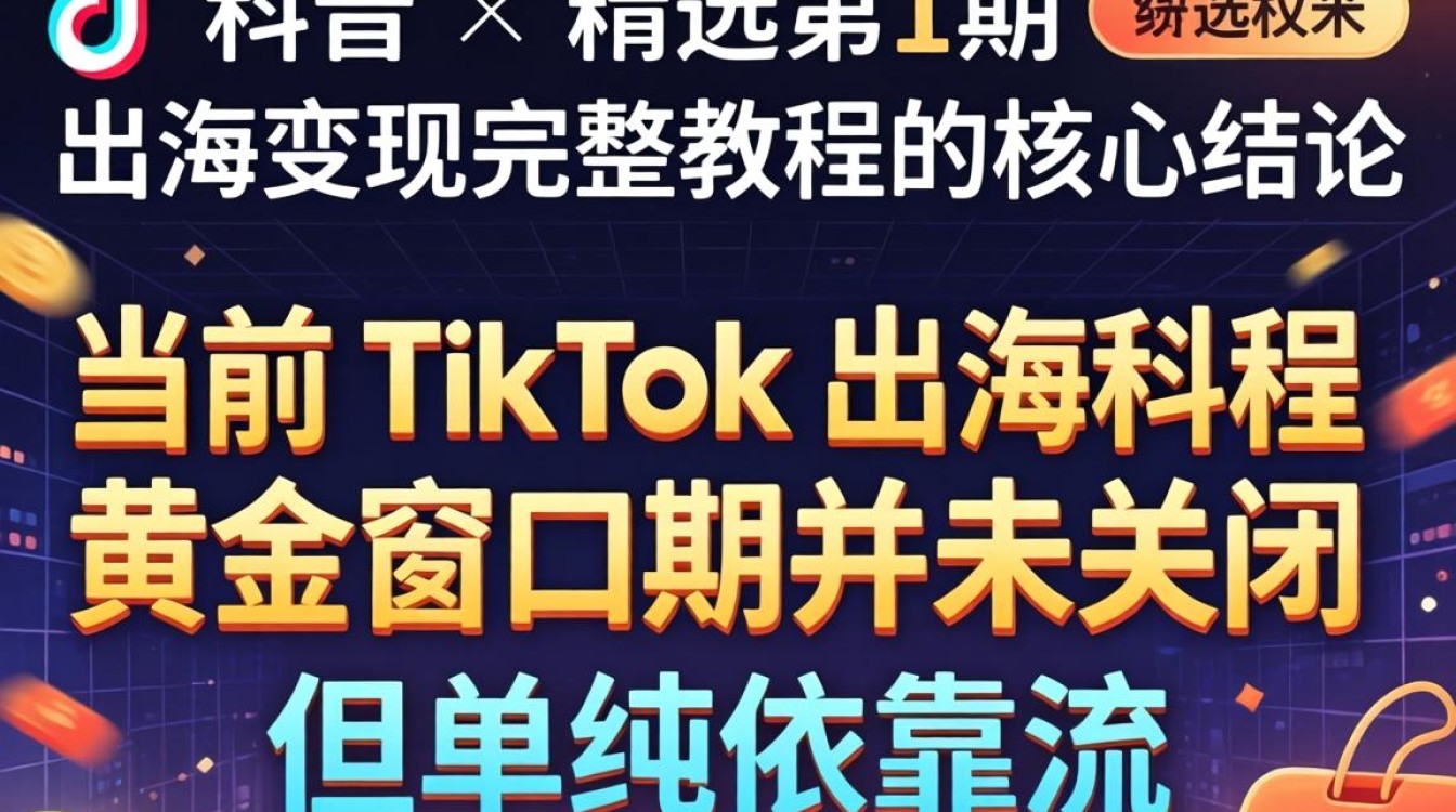 TikTok 精选第 1 期 出海变现完整教程