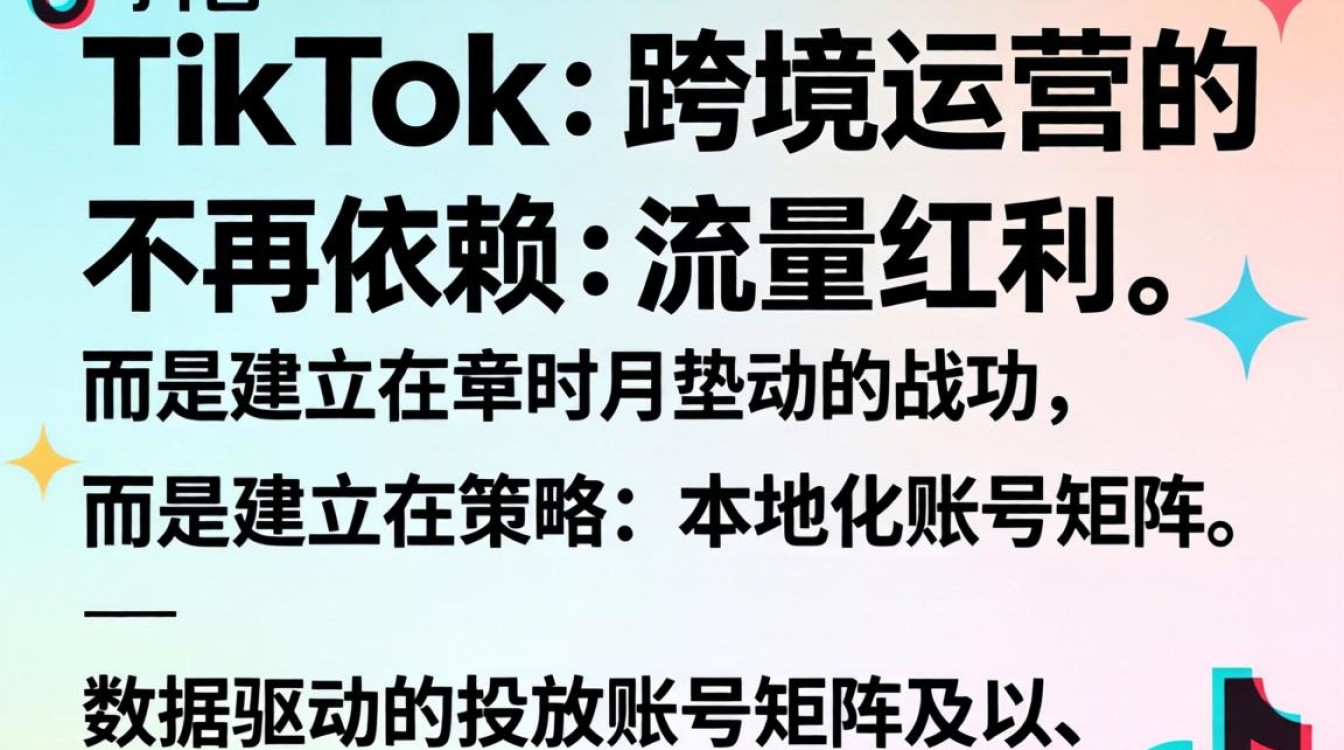 TikTok 跨境运营怎么做