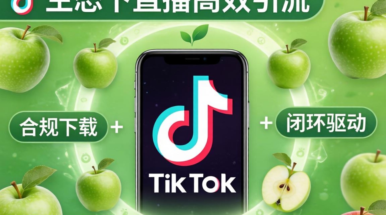 直播引流苹果国际 TikTok 下载链接