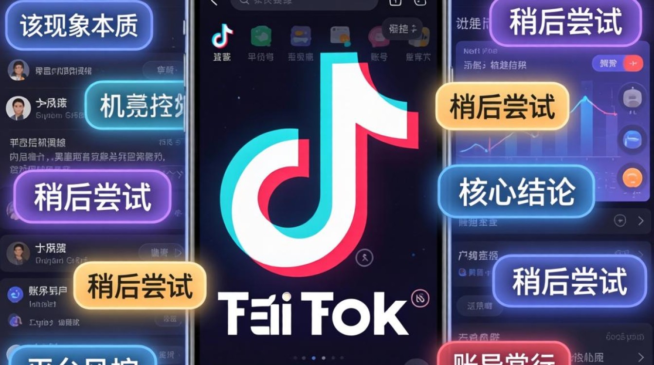 TikTok 怎么解决稍后尝试