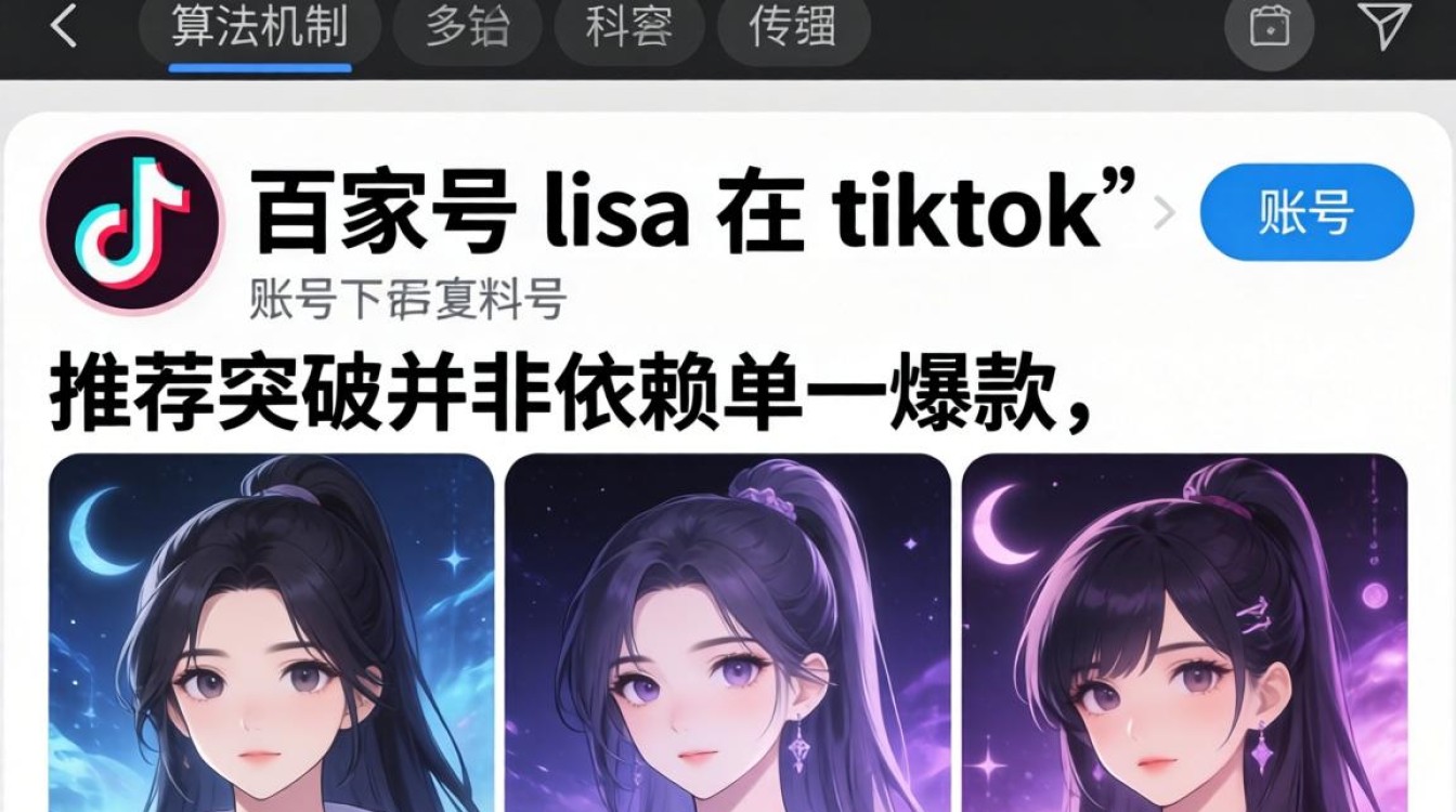 百家号 lisa 在 tiktok 账号名怎么改