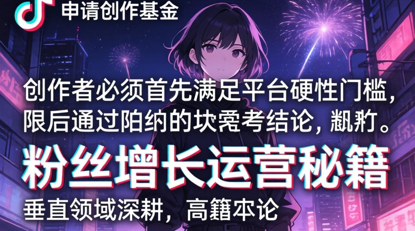 TikTok 如何申请创作基金