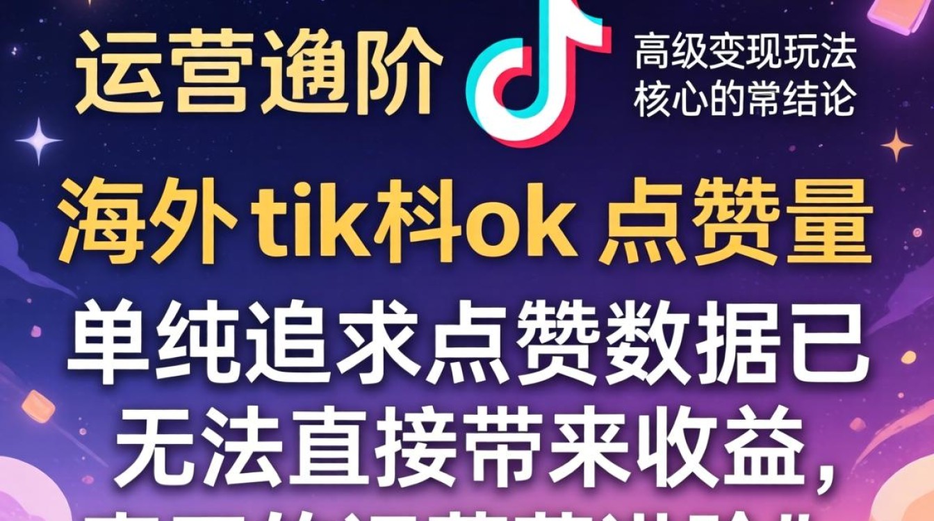 运营进阶海外tiktok点赞量如何提升