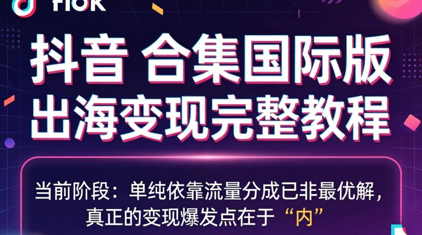 TikTok 合集国际版出海变现完整教程