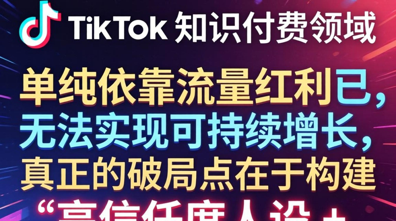 TikTok 知识付费的账号如何快速涨粉