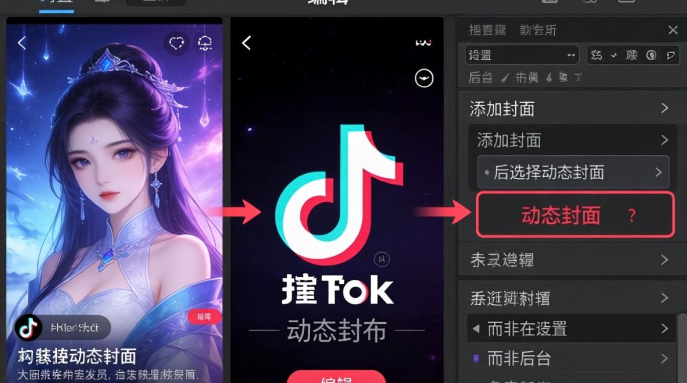 TikTok 动态封面在哪里