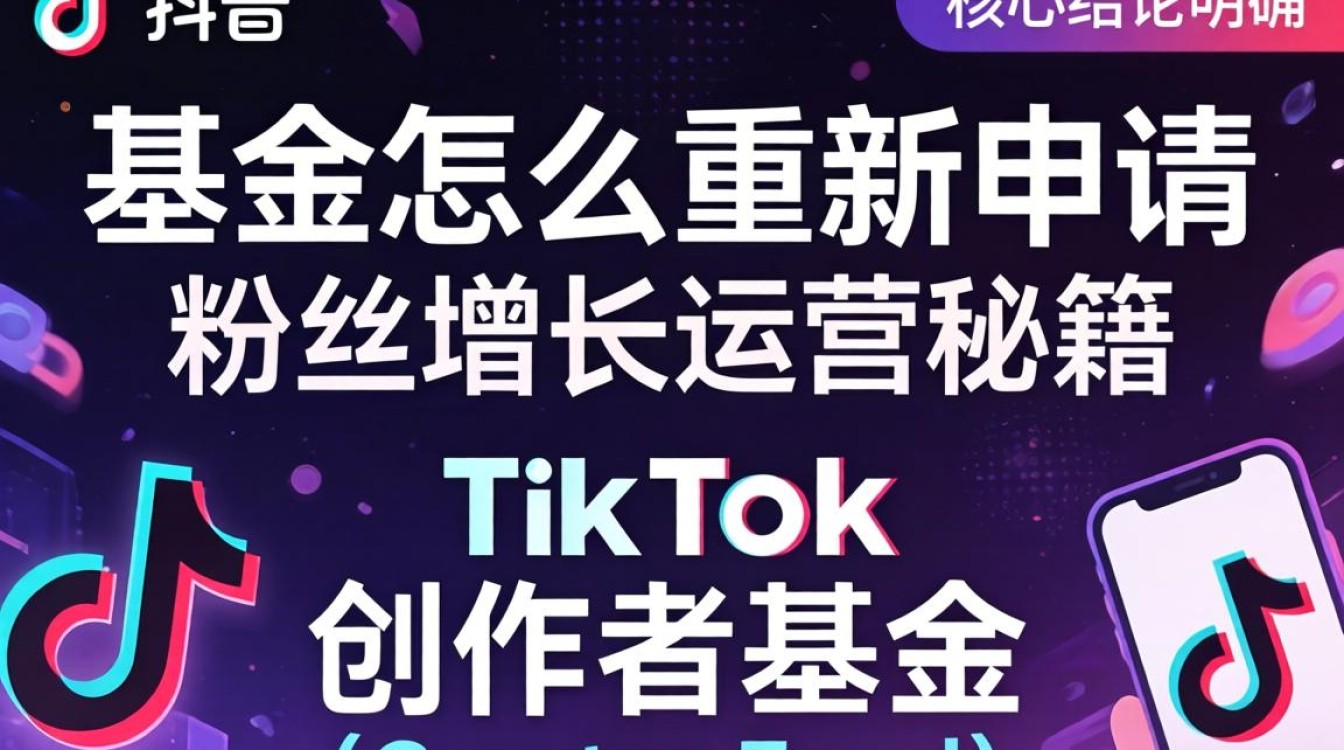 TikTok 基金申请失败原因及重新申请方法