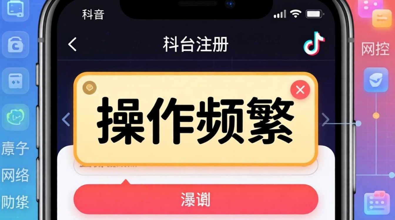 TikTok 注册提示操作频繁怎么办