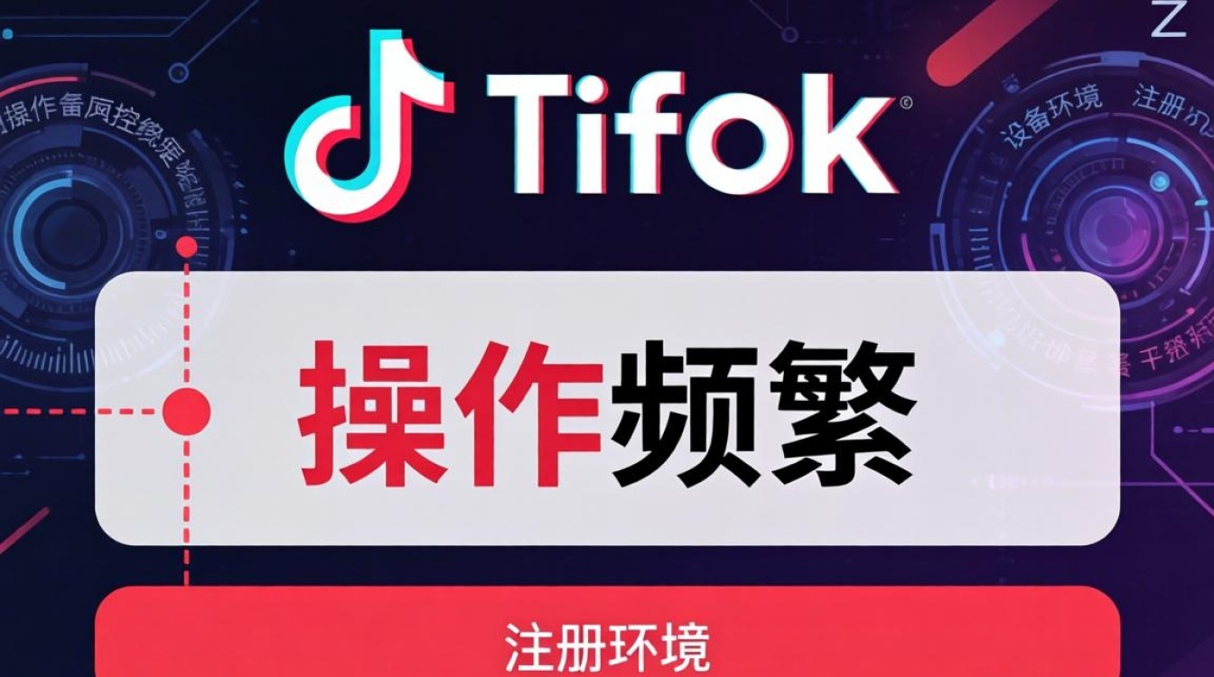 TikTok 注册提示操作频繁怎么办