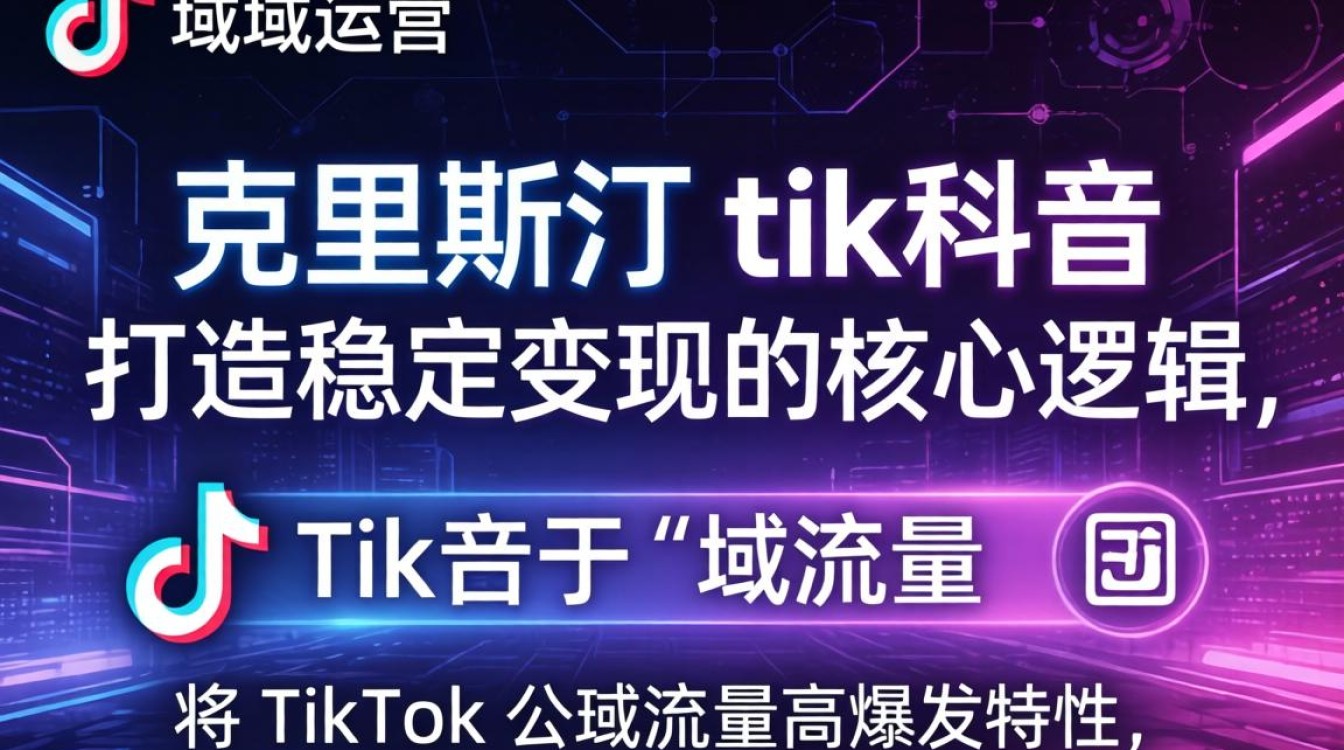 私域运营克里斯汀 TikTok 打造稳定变现