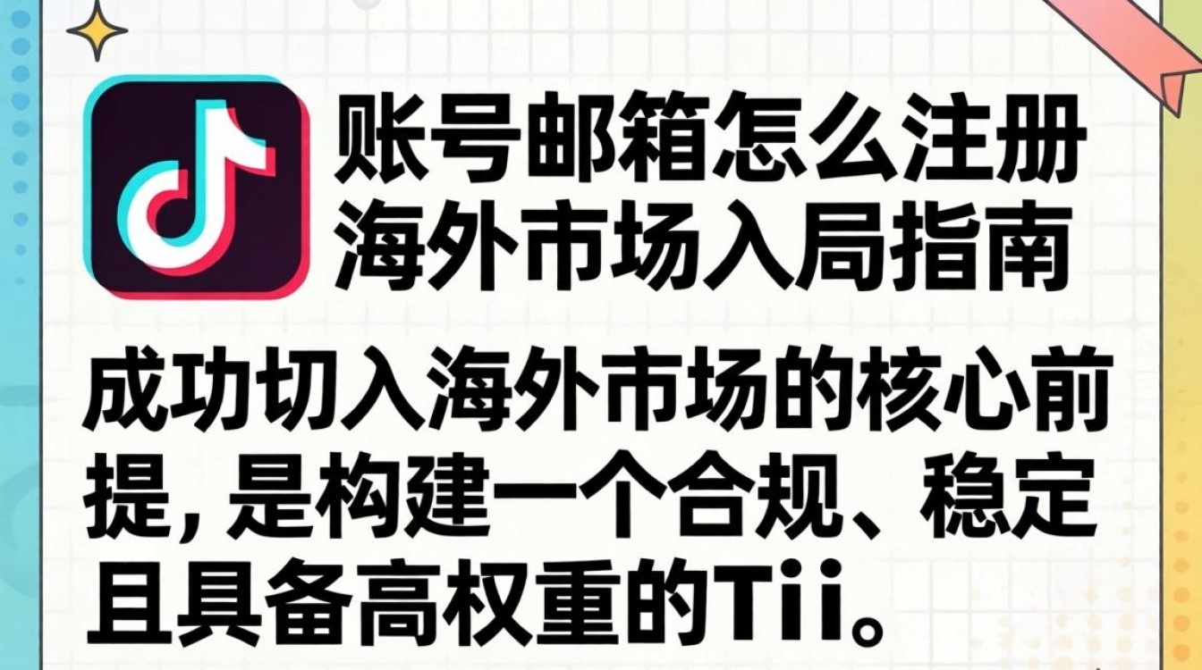 TikTok 注册邮箱教程及海外市场入局指南