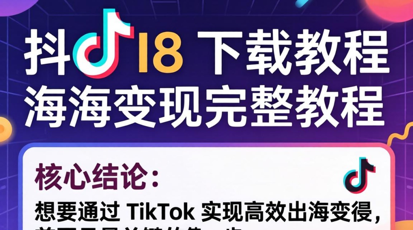 TikTok 18 下载教程出海变现完整教程
