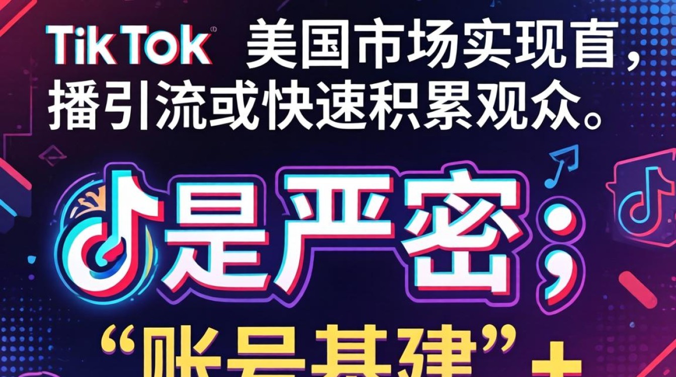 直播引流美国 TikTok 全过程如何快速积累观众