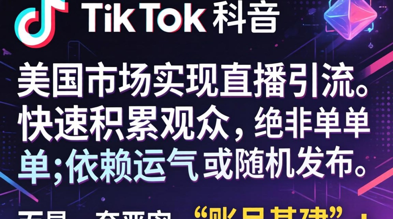 直播引流美国 TikTok 全过程如何快速积累观众