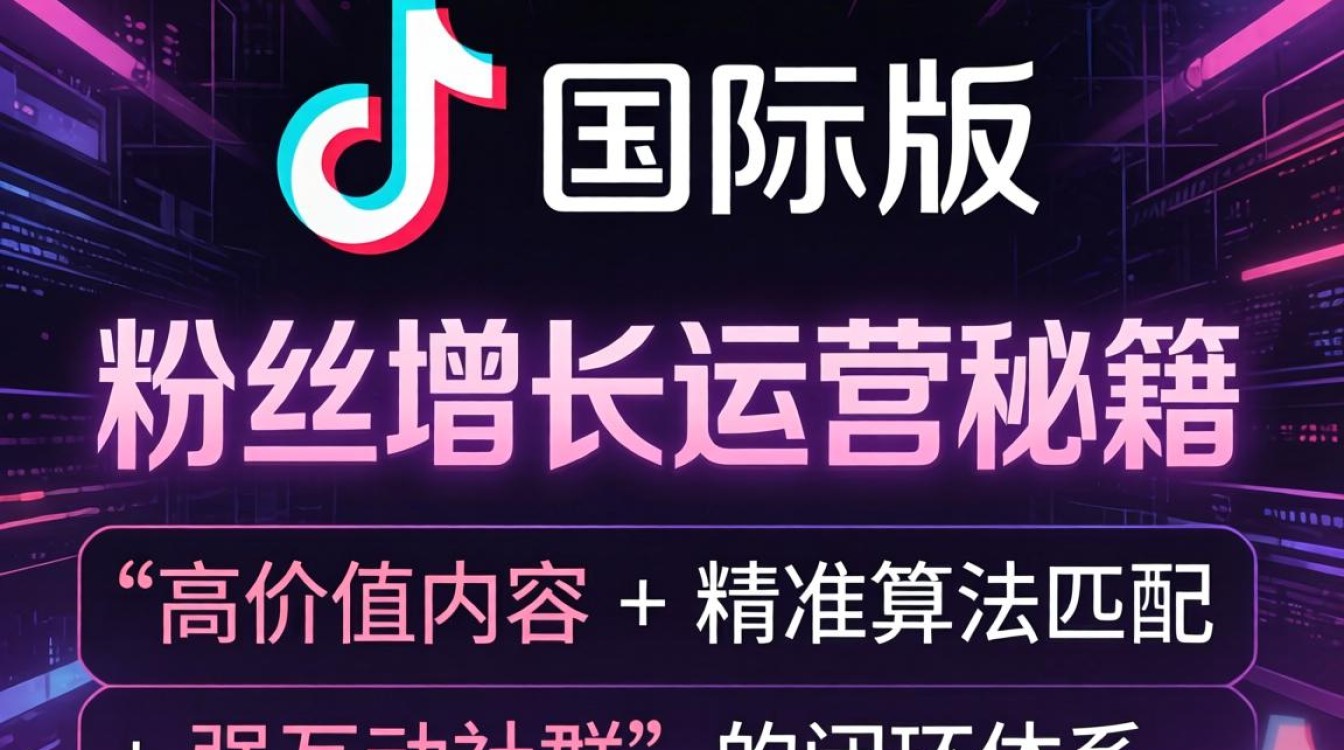 TikTok 国际版标致粉丝增长运营秘籍