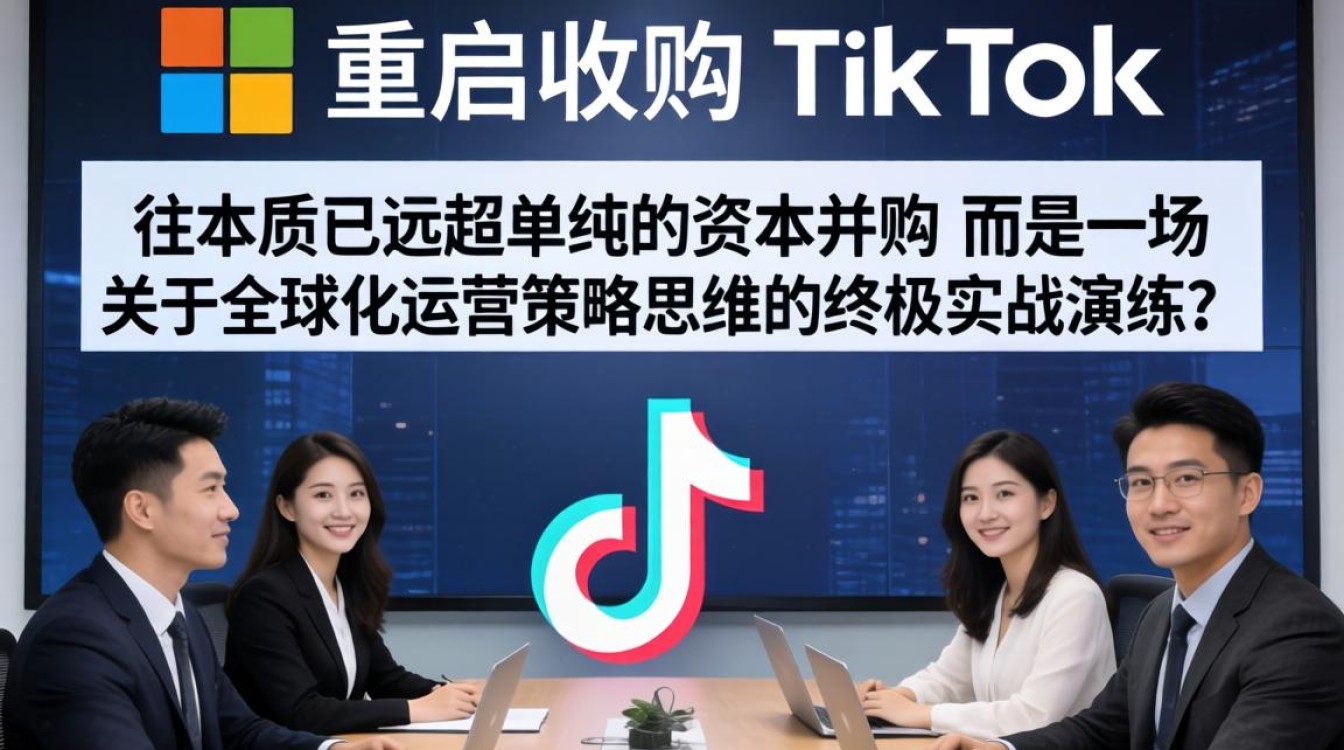 微软收购TikTok可能性及全球化运营策略