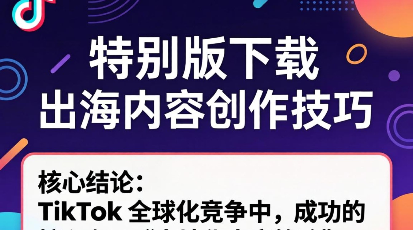 TikTok 特别版下载怎么用?TikTok 下载技巧及出海内容创作方法 TikTok 下载技巧及出海内容创作方法