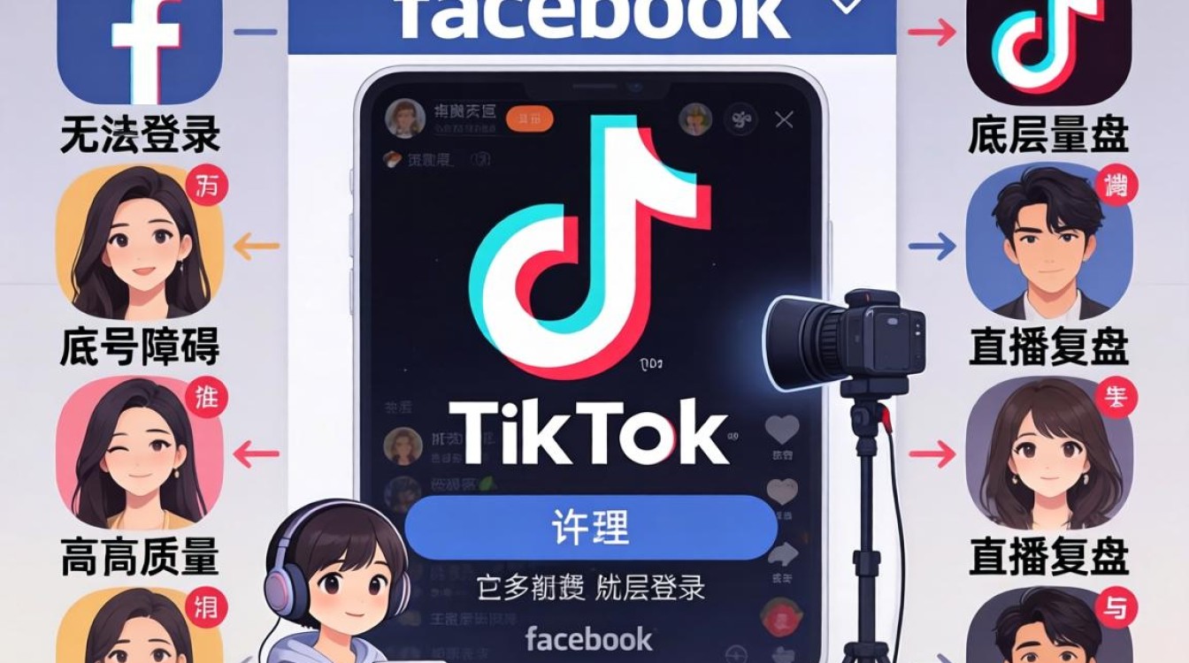 直播复盘用facebook登录不了tiktok