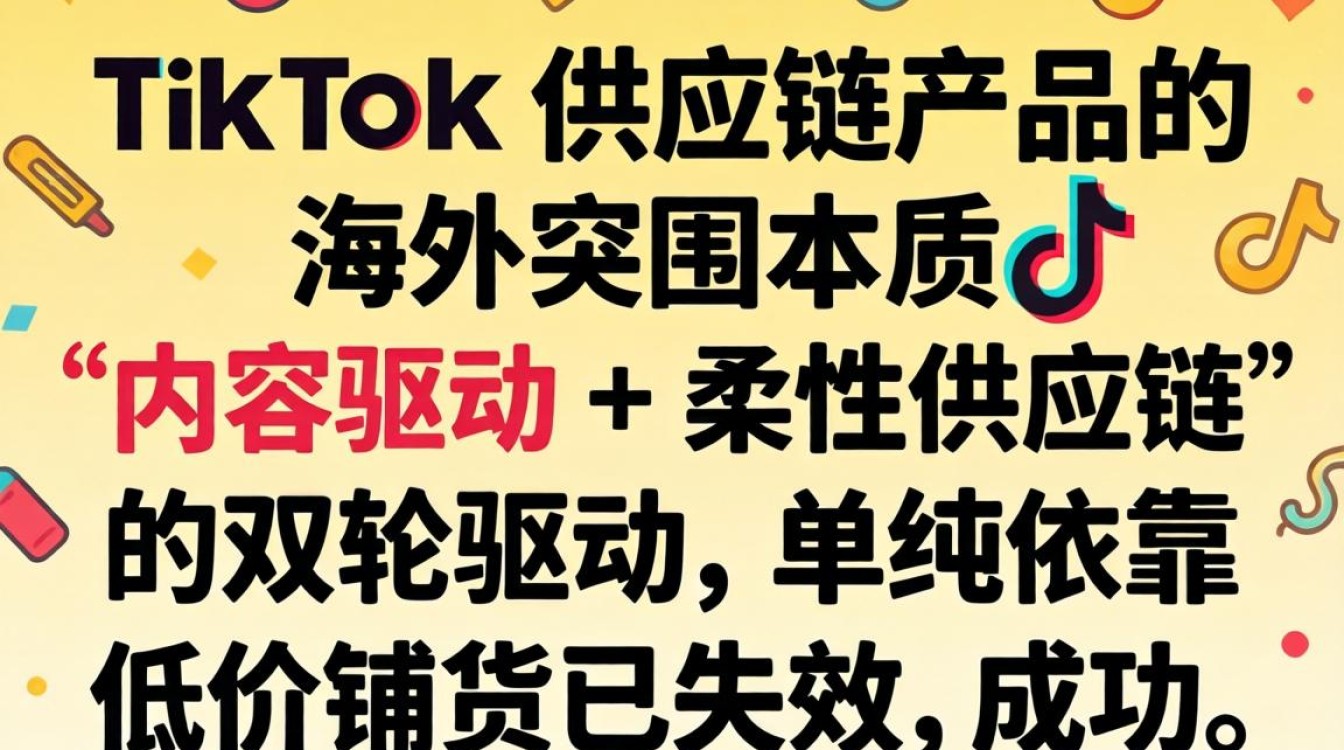 TikTok 供应链产品 海外市场入局指南