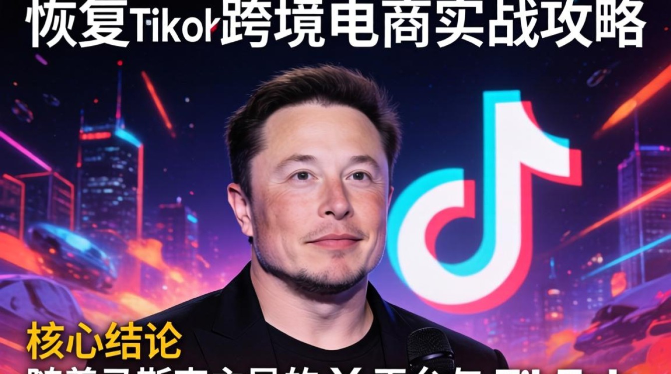 马斯克恢复 TikTok 跨境电商实战攻略