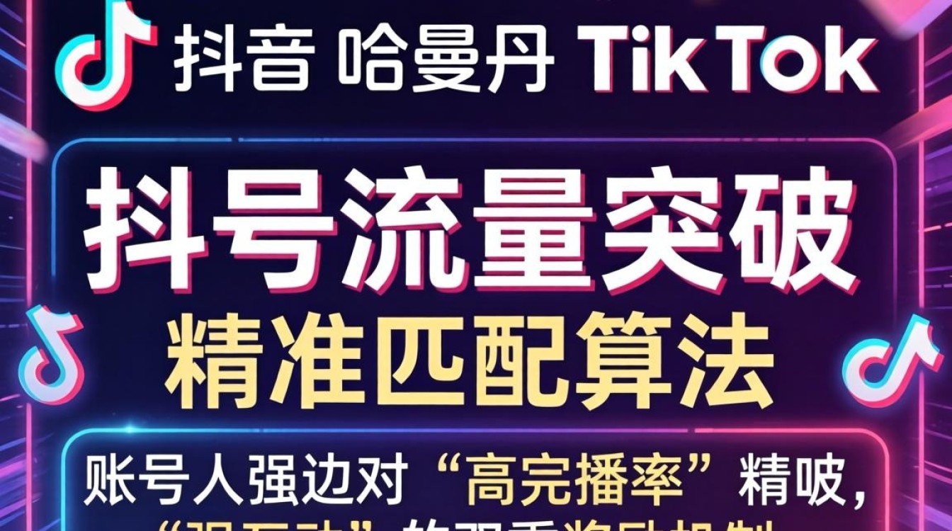抖音哈曼丹tiktok账号怎么突破流量池