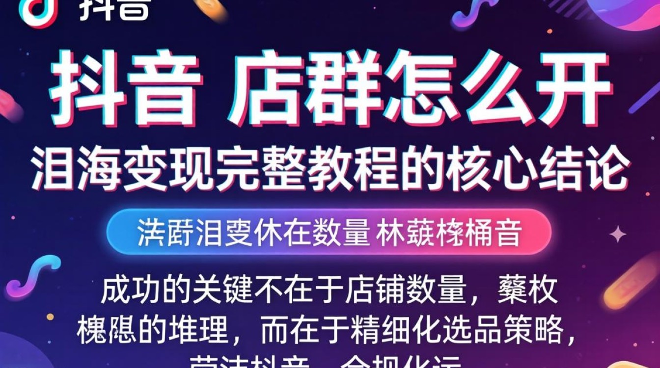 TikTok 店群如何开通及运营赚钱教程