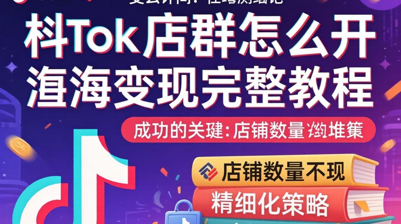 TikTok 店群如何开通及运营赚钱教程