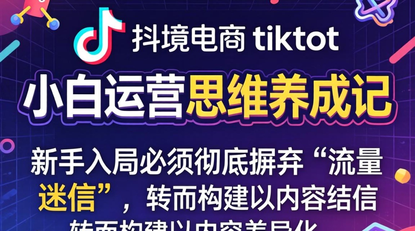 抖音跨境电商TikTok小白运营思维养成记