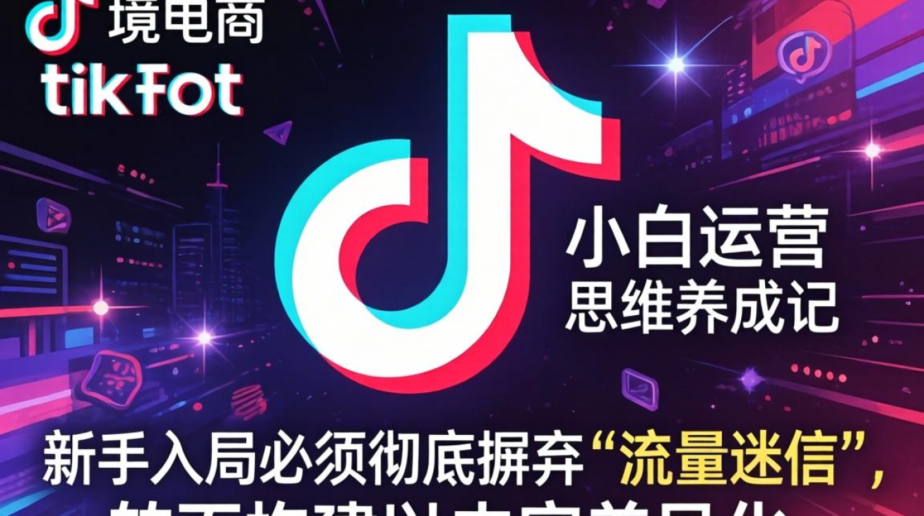 抖音跨境电商TikTok小白运营思维养成记