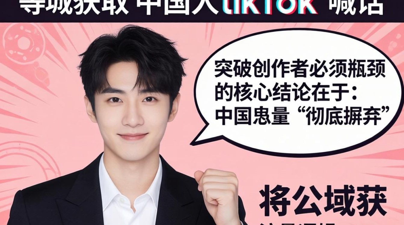 公域获取中国人 TikTok 喊话突破流量瓶颈