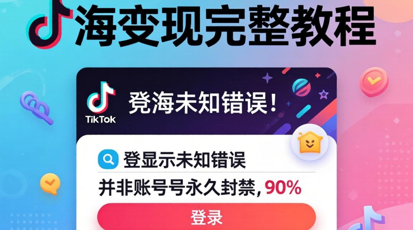 TikTok 登录显示未知错误怎么办